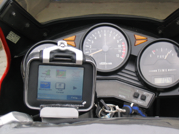 Rider am Cockpit